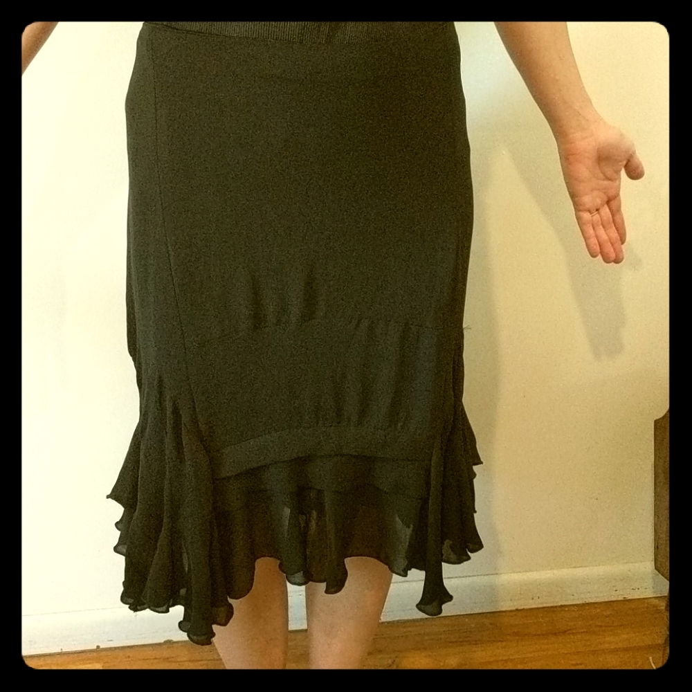 Zara chiffon skirt